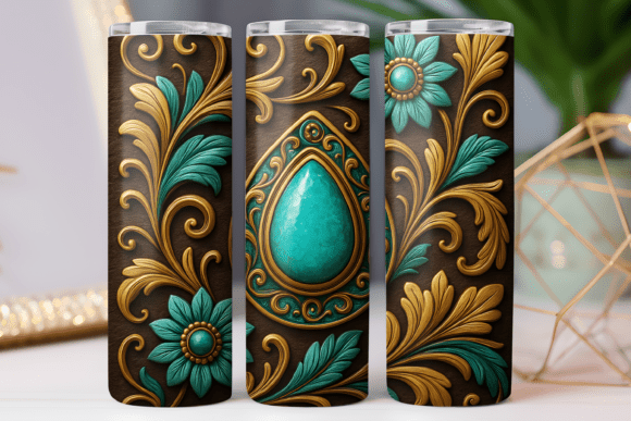 Boho Floral Tumbler Wrap Design Review