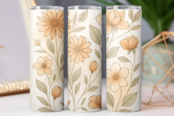 Boho Floral Tumbler Wrap Design Review