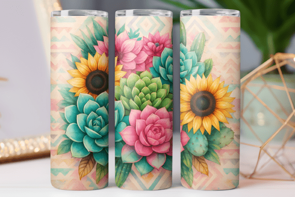Boho Floral Tumbler Wrap Design Review