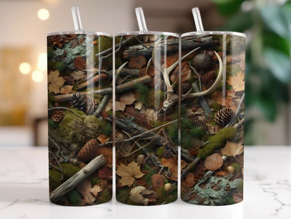 Camo Hunting Tumbler Wrap Design Review
