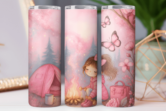 Camping Tumbler Skinny Art Png Wrap 20oz Review