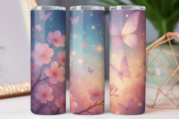 Cherry Blossom Floral Tumbler Design Review