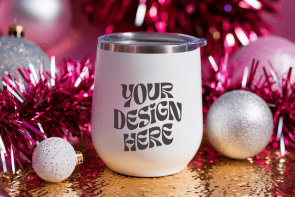 Christmas Wine Tumbler Mockup 18 Review for Embroidery Projects