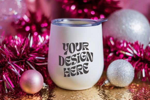 Christmas Wine Tumbler Mockup 19 Review for Embroidery Designers