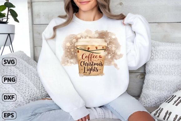 Coffee Christmas Lights SVG Review