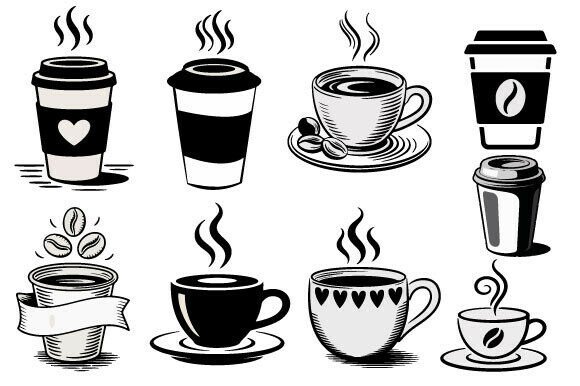 Coffee Cup Mug Clipart Bundle Svg Review
