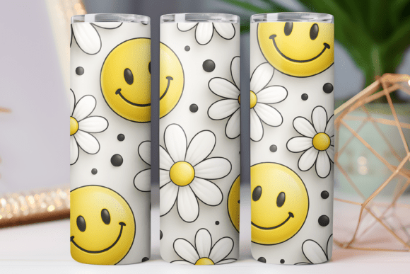 Daisy Retro Floral Tumbler Wrap Design Review