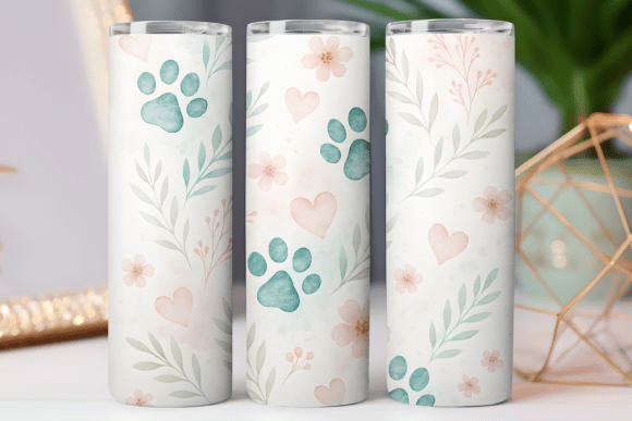 Dog Paw Tumbler Wrap Design Review