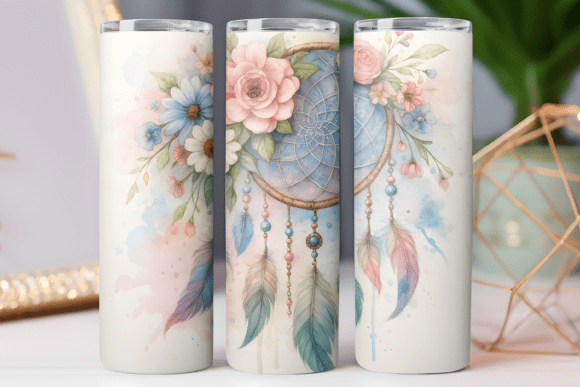 Dreamcatcher Floral Tumbler Wrap Design Review