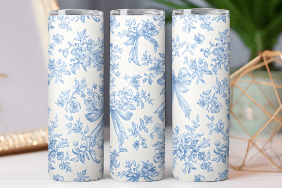 Floral Bow Tumbler Wrap Design Review