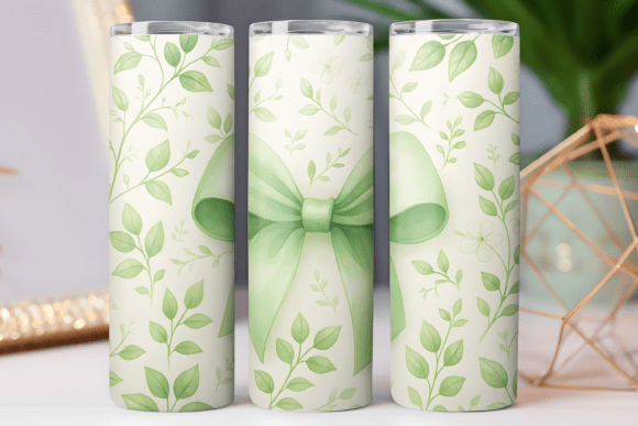 Floral Bow Tumbler Wrap Design Review