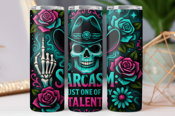 Funny Quote Tumbler Design 20oz Skinny Review