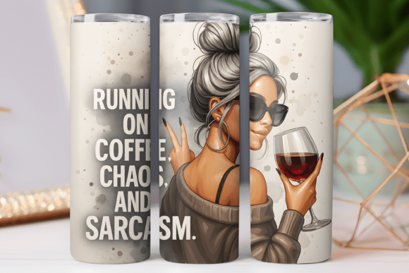 Funny Quote Tumbler Skinny Design 20oz Review