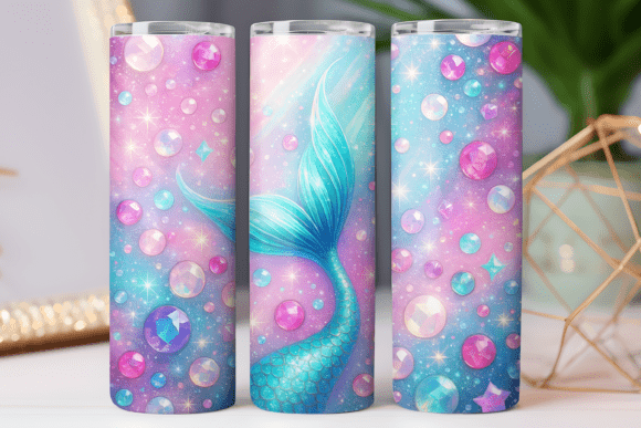 Mermaid Tumbler Wrap Design Review