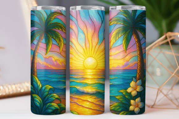 Stained Glass Art Tumbler Wrap Review